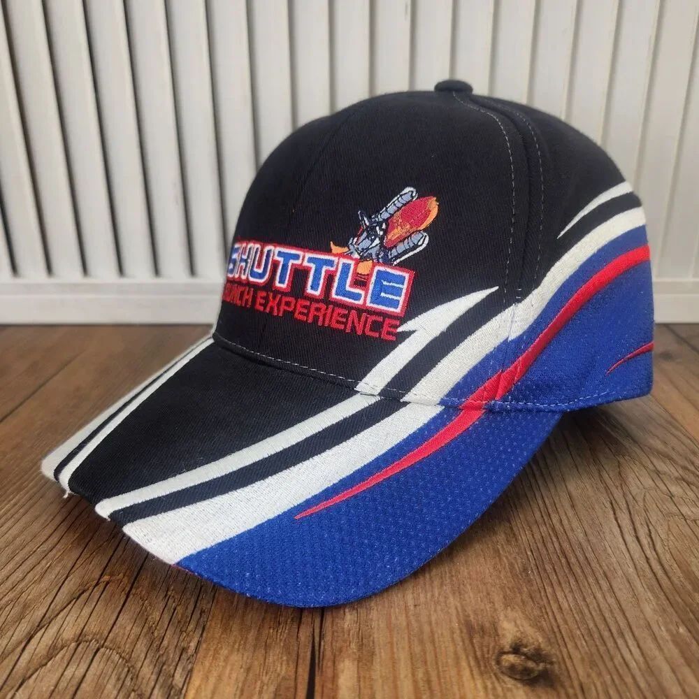 VTG Shuttle Launch Experience American Needle Strapback Hat Cap Multicolor 90s